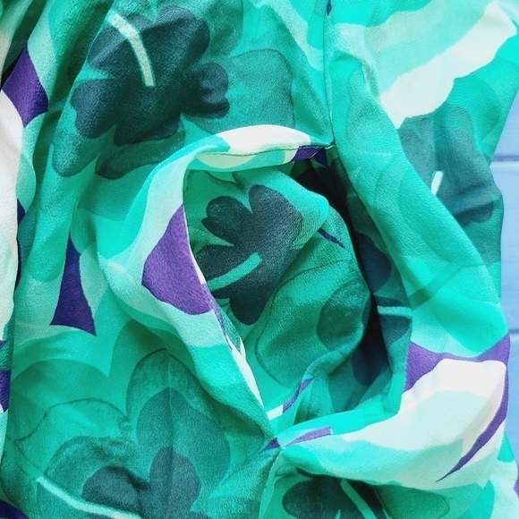 Moschino Silk Clover Dress - Picture 10 of 12